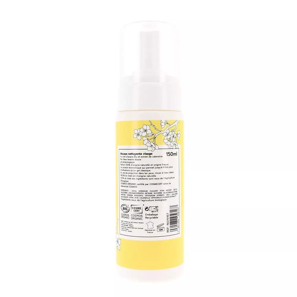 Nijiko - Mousse Nettoyante Visage Bio (Peau Sensible)