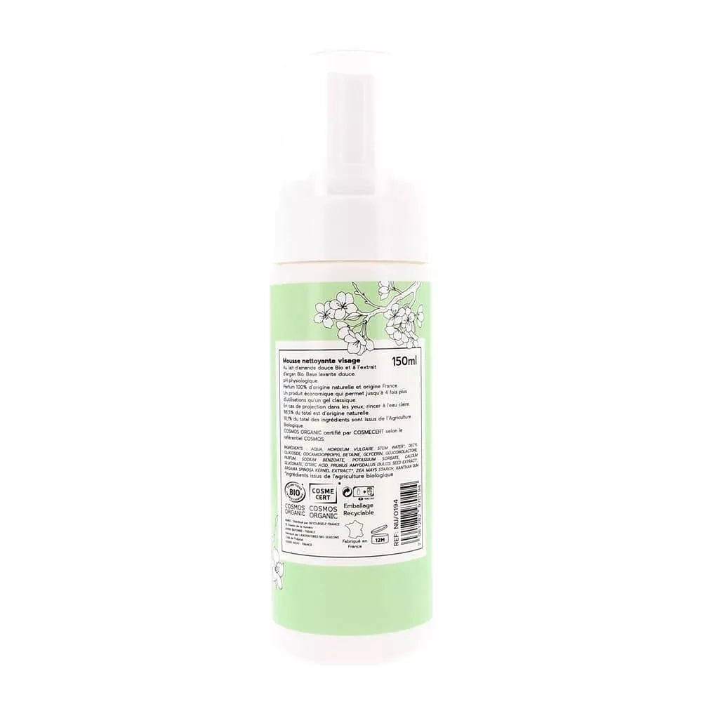 Nijiko – Mousse Nettoyante Visage Bio (Peau Sèche)