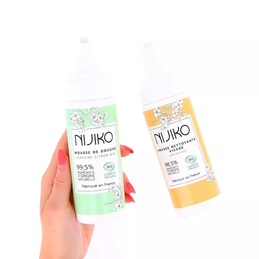 Nijiko - Mousse Nettoyante Visage Bio (Peaux grasses)