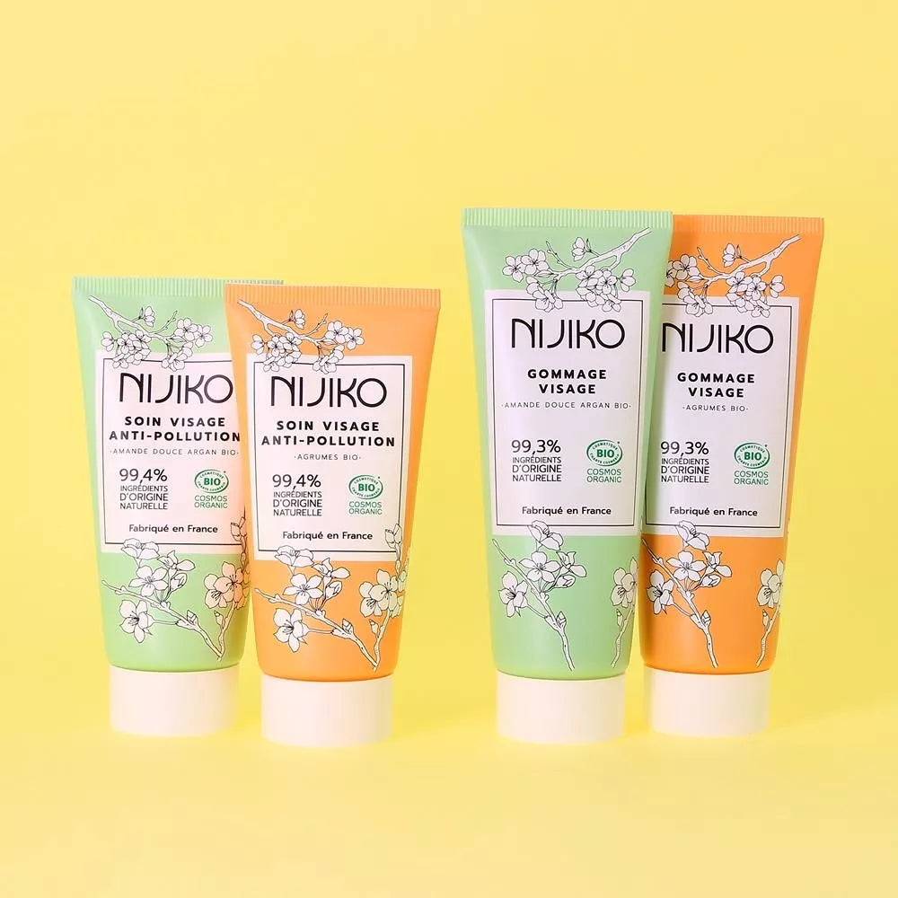 Nijiko – Gommage Visage Bio (Peaux Mixtes à Grasses)