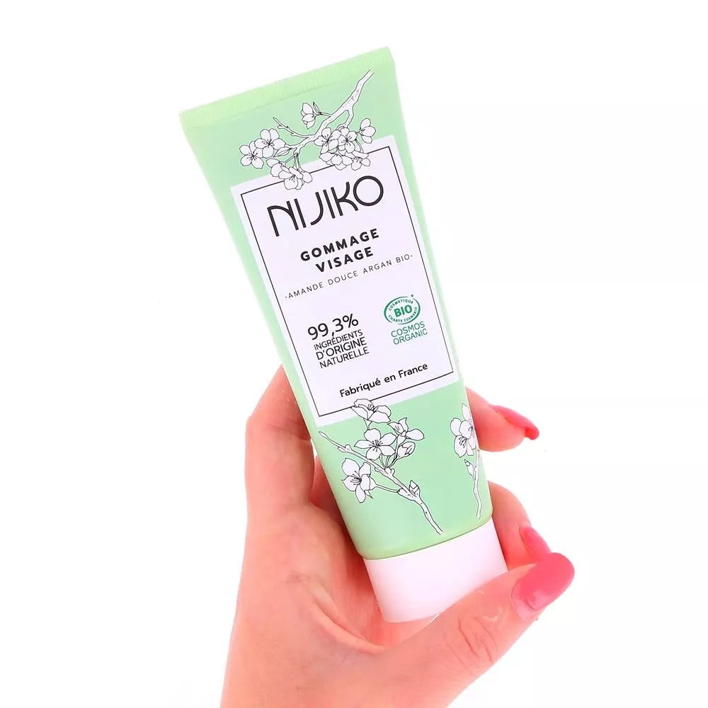 Nijiko – Gommage Visage Bio (Peaux Normales à Sèches)