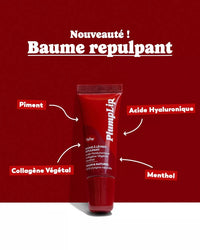 Baume lèvres repulpant 100 % naturel – Volume & nutrition