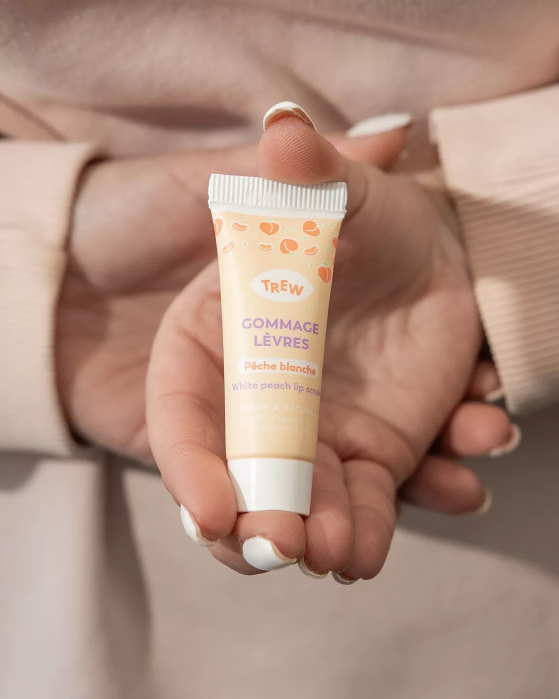 TREW – Sugar Scrub – Gommage Lèvres Pêche Blanche