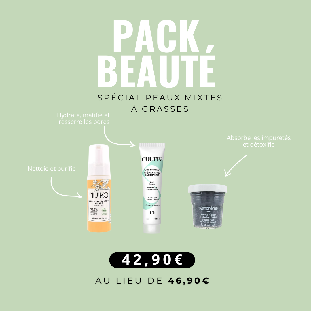 Pack Beauté - Peaux Mixtes à Grasses